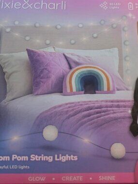 LED Pom Pom String Lights